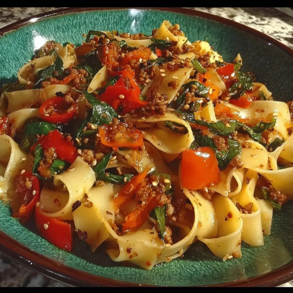 Italian Drunken Noodles 4 Italian Drunken Noodles