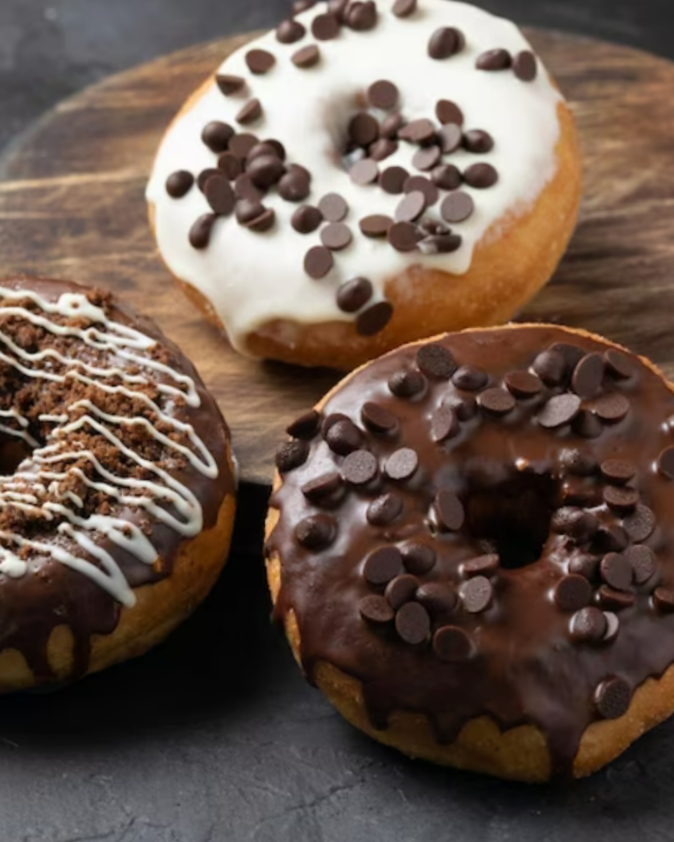 Nutella Filled Baked Donuts