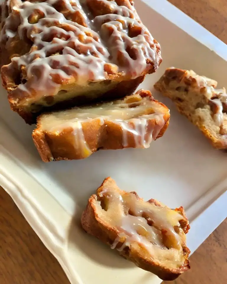 Easy Apple Fritter Bread Recipe Homemade Sweetness