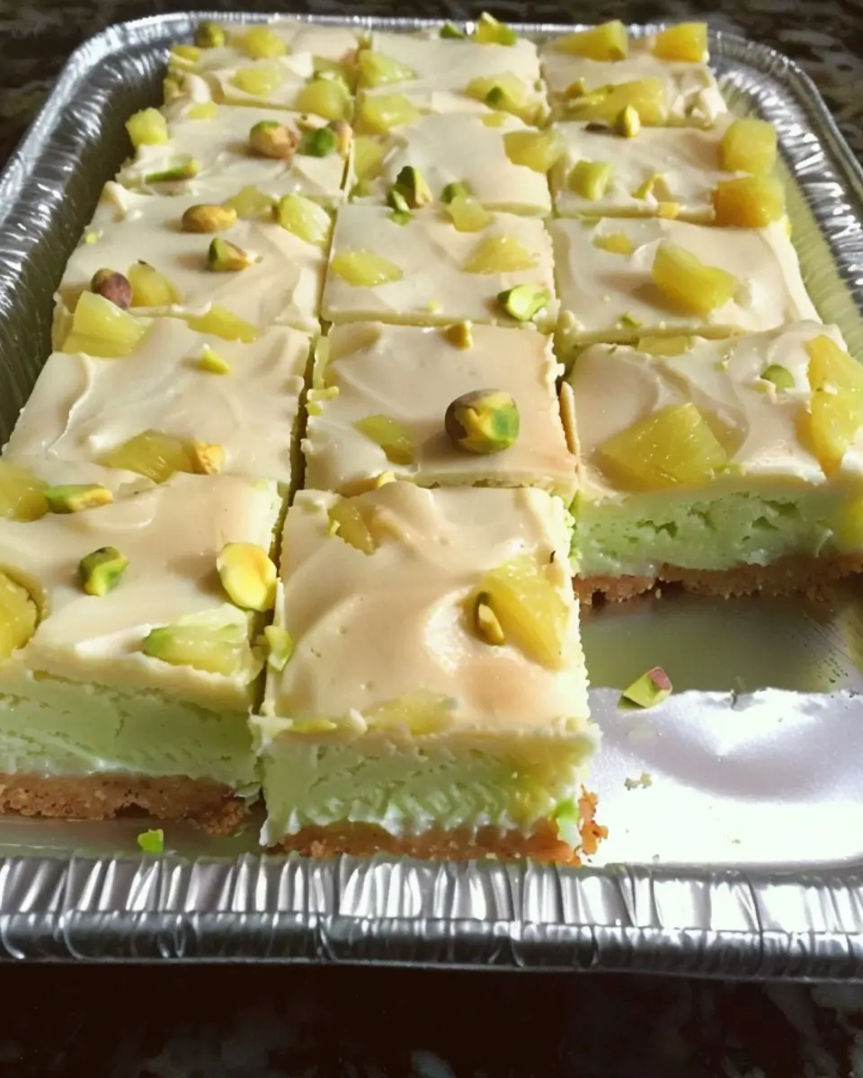 Pistachio Pineapple Cake