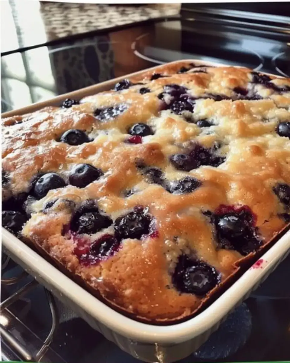 Blueberry Buttermilk Breakfast Cake