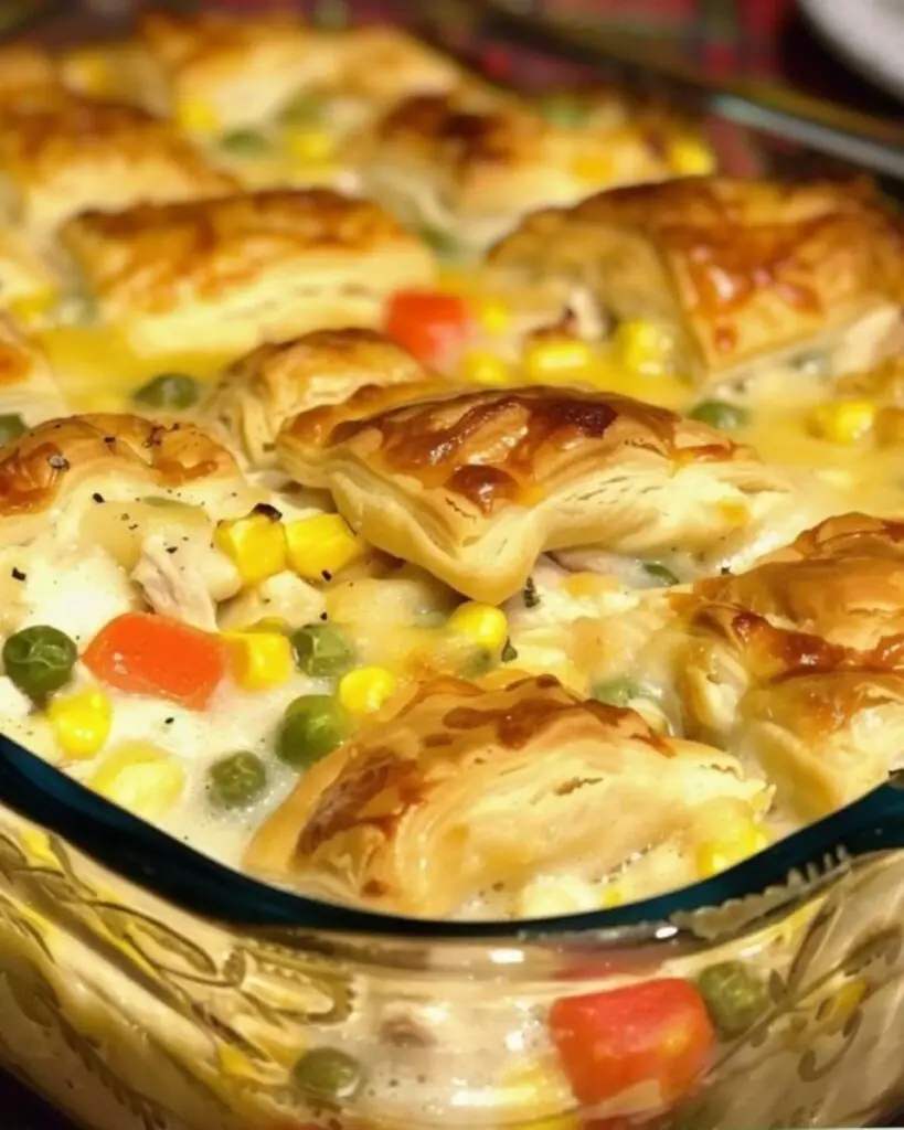 Easy Chicken Pot Pie Casserole Recipe Comfort Food Classics easy-chicken-pot-pie-casserole-recipe-comfort-food-classics