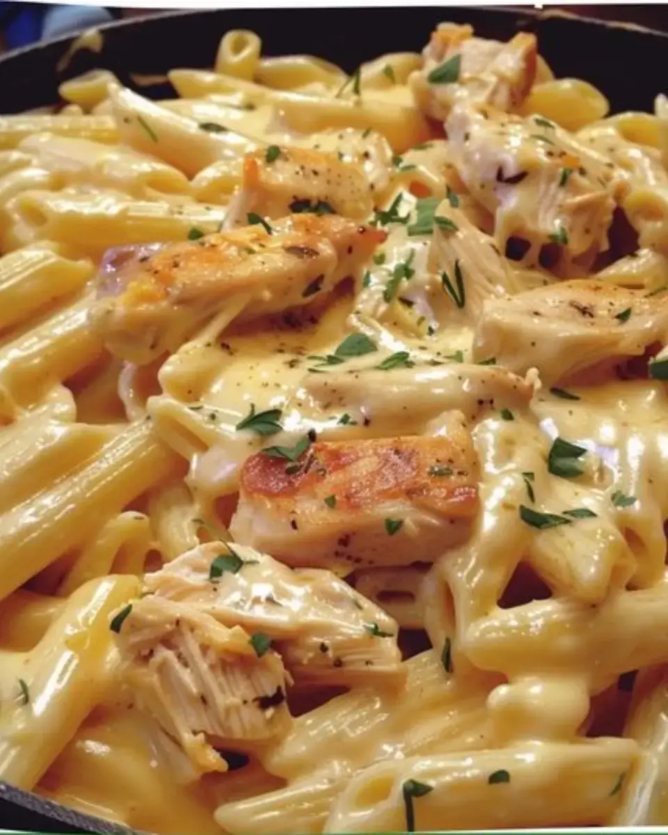 Creamy Cheddar Chicken Penne