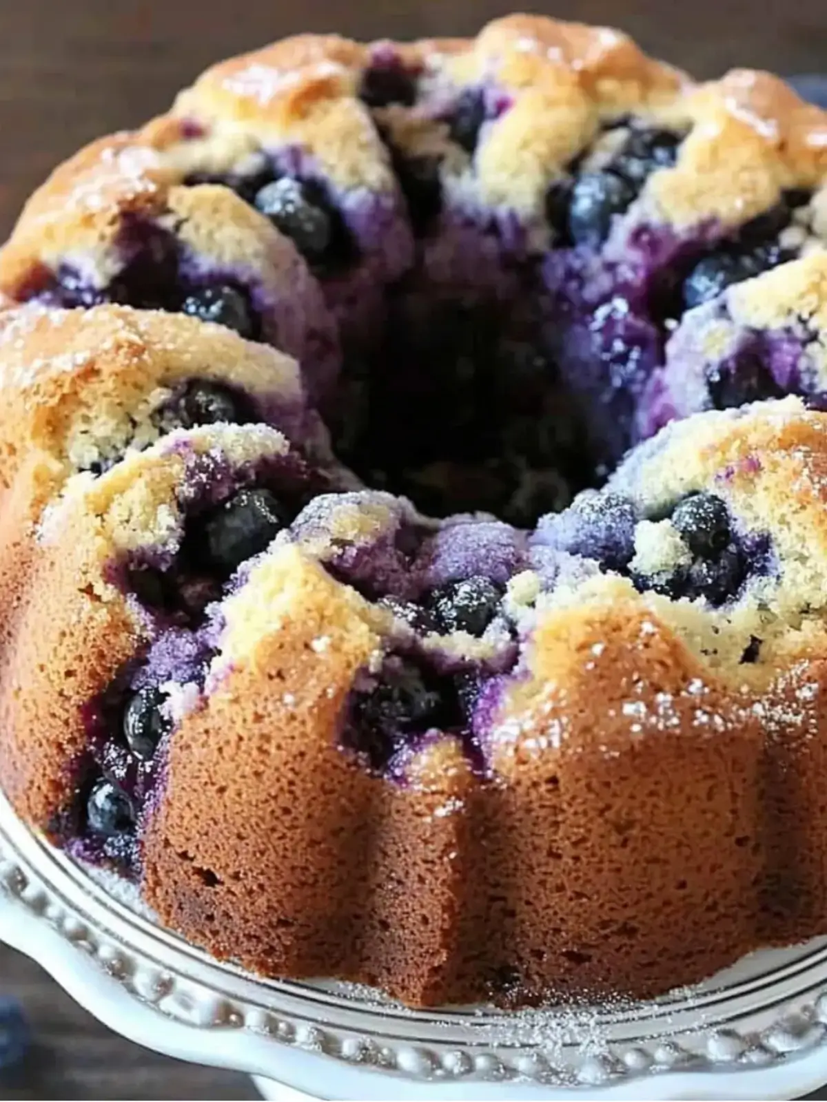 Blueberry Sour Cream Coffee Cake