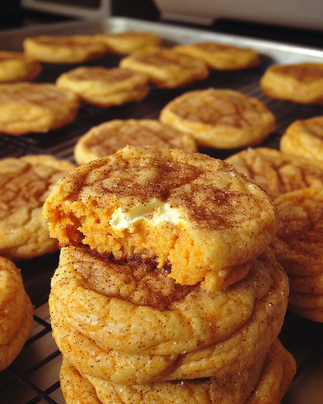 Pumpkin Cheesecake Snickerdoodles