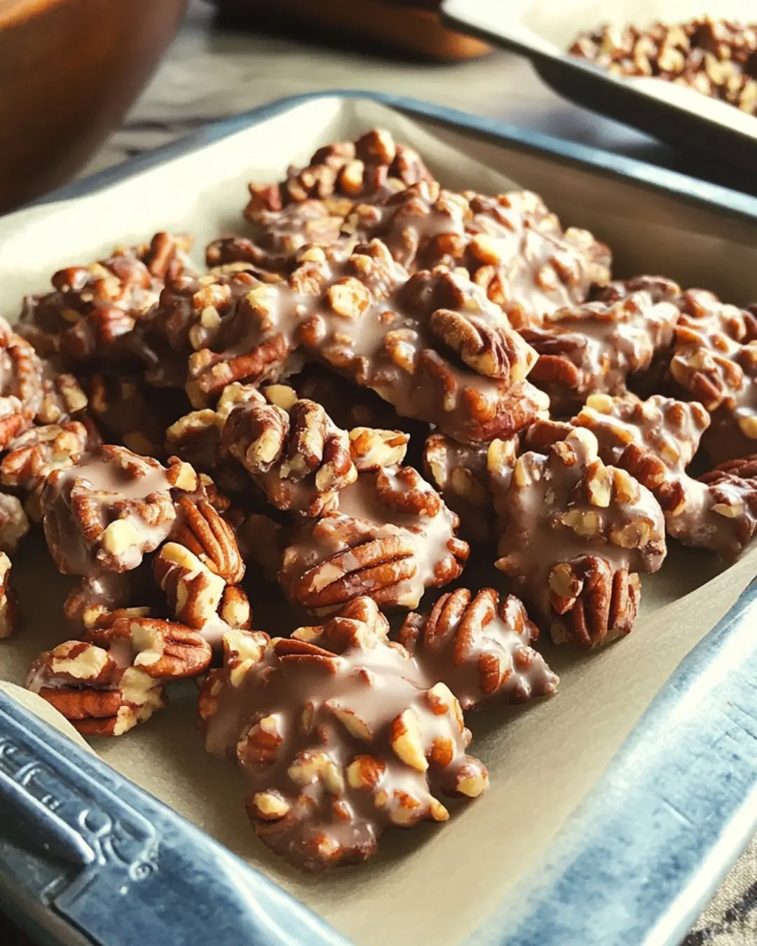 New Orleans pralines, Pecan candy recipe, Southern pecan treats, Pecan praline clusters, Louisiana pecan candies