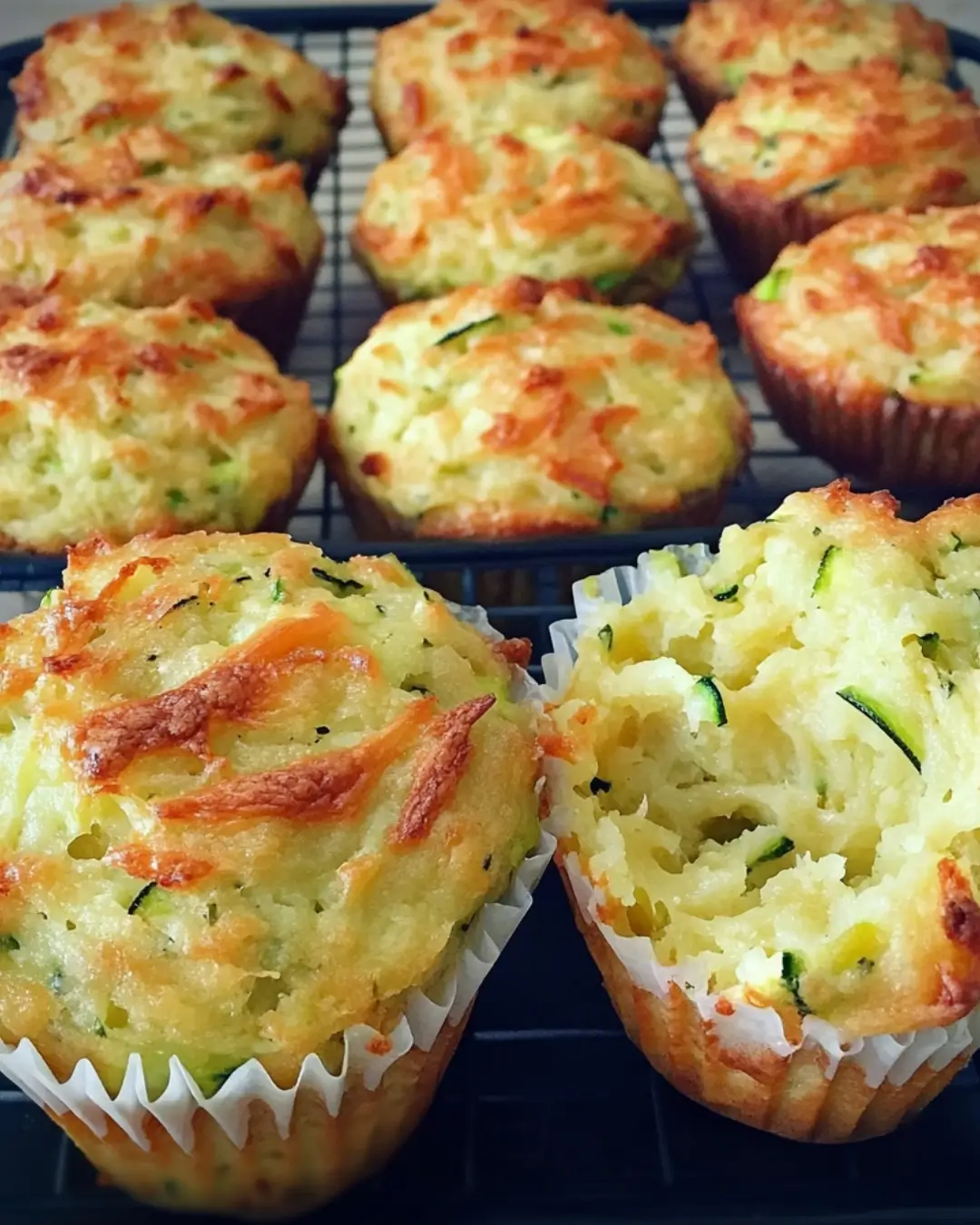 Zucchini Cheese Muffins