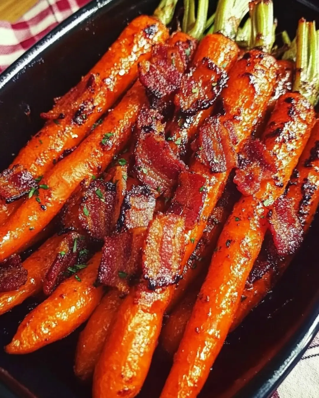 Maple Bacon Carrots