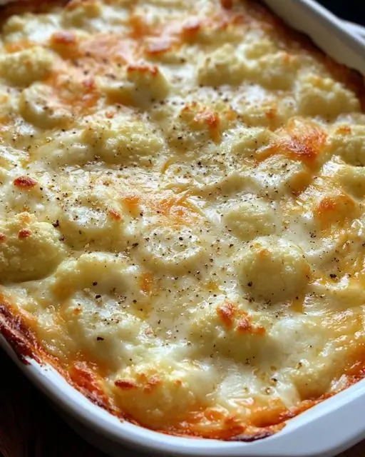 Cheesy Cauliflower Casserole