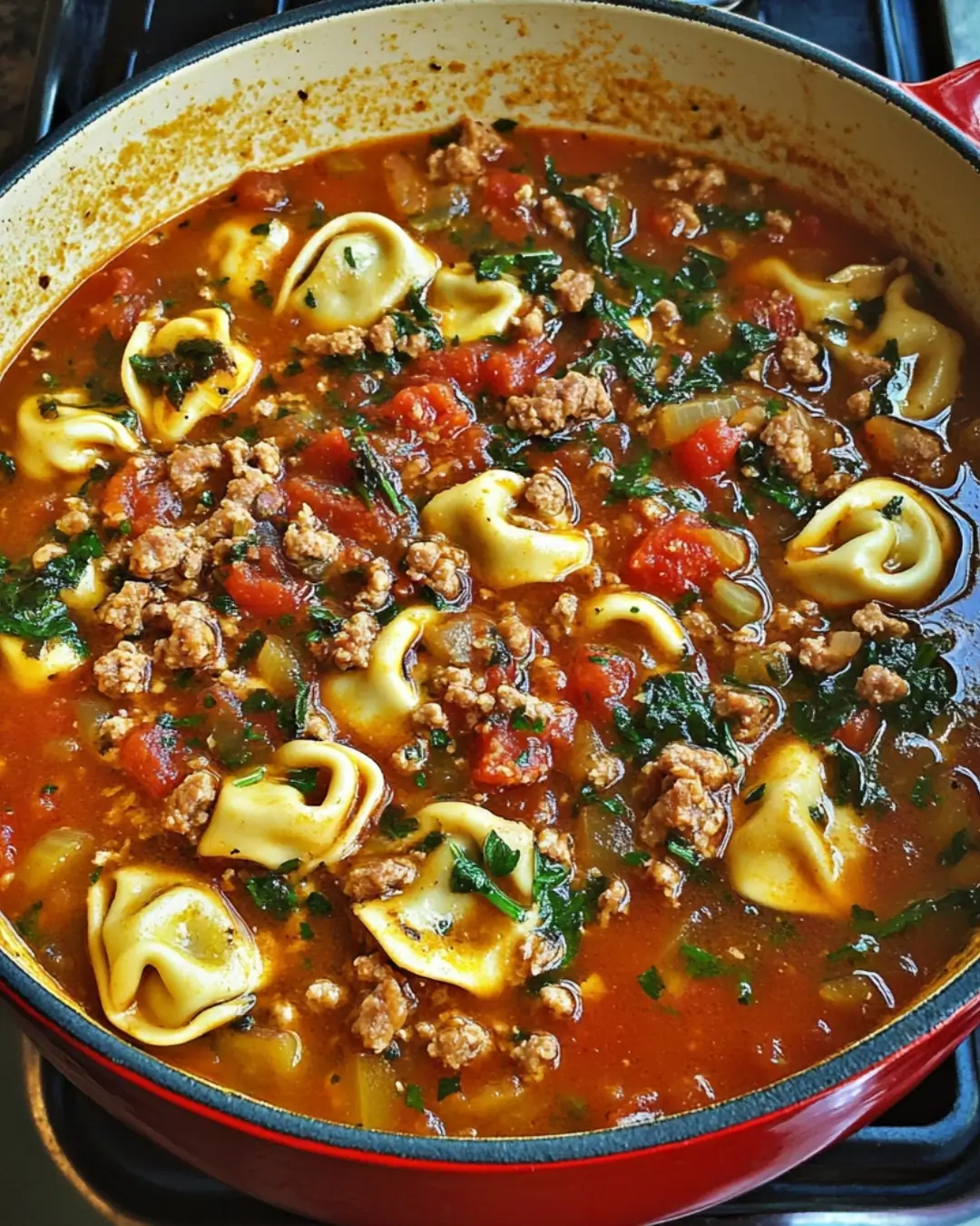 Sausage Tortellini Soup