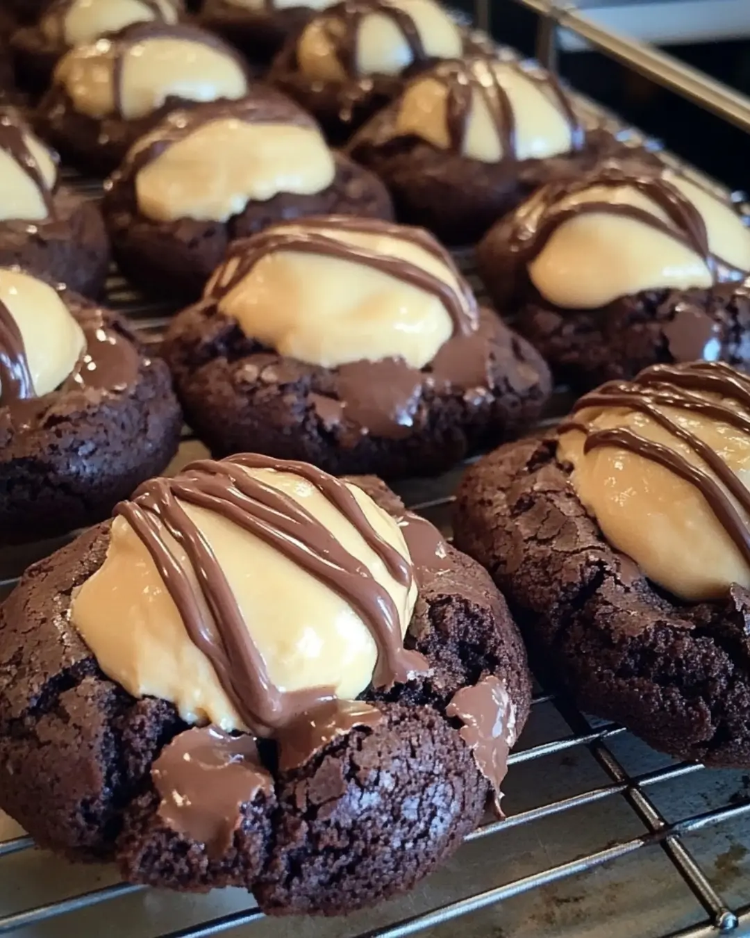 Buckeye Brownie Cookies