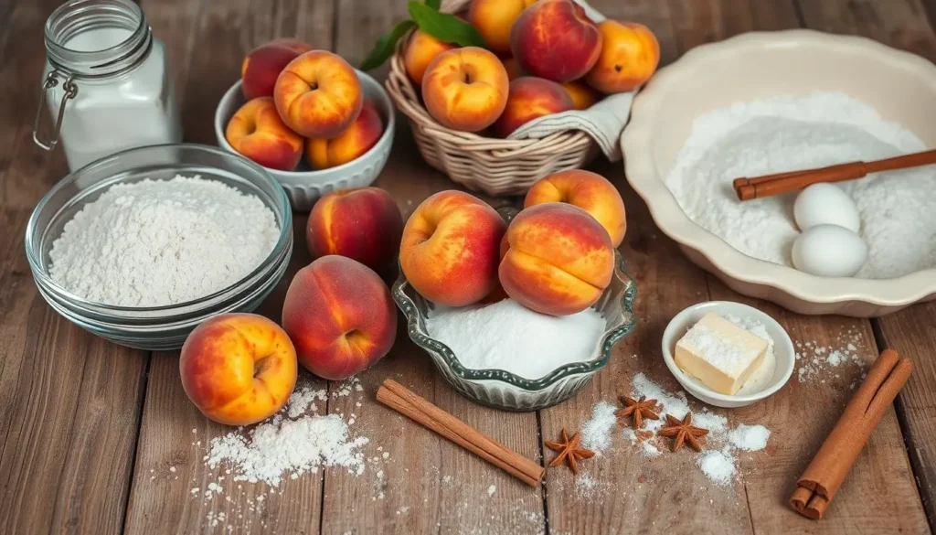 Southern Peach Crumb Cake