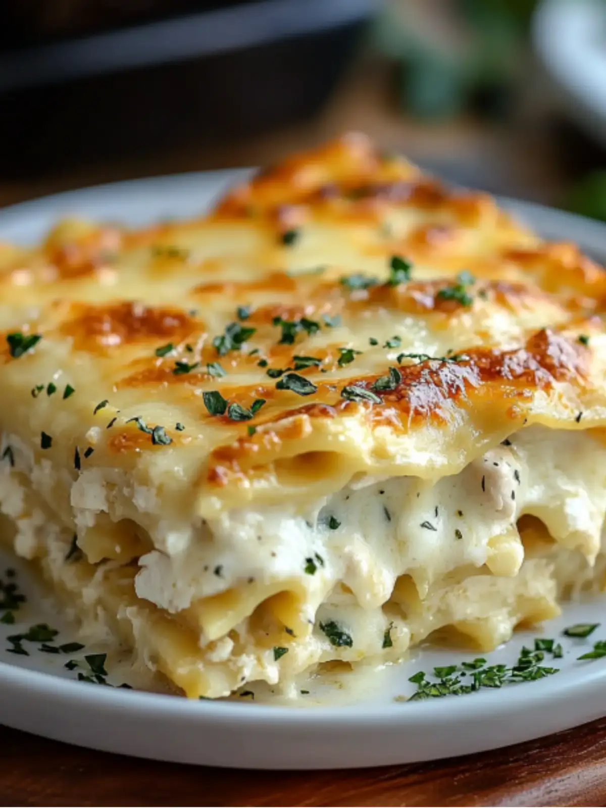 Alfredo Chicken Lasagna