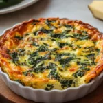 Crustless Spinach Quiche Recipe