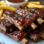 Slow Cooker Barbequed Beef Ribs