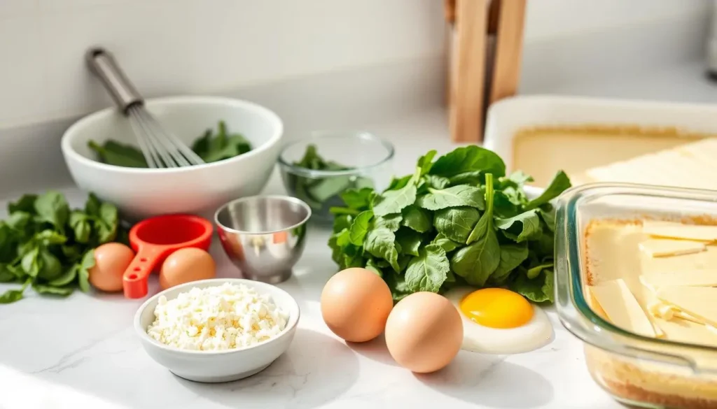 Crustless Spinach Quiche Recipe