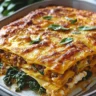 Pumpkin Spinach and Lentil Lasagne